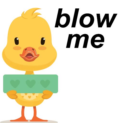 Sticker «English With Duck-11»