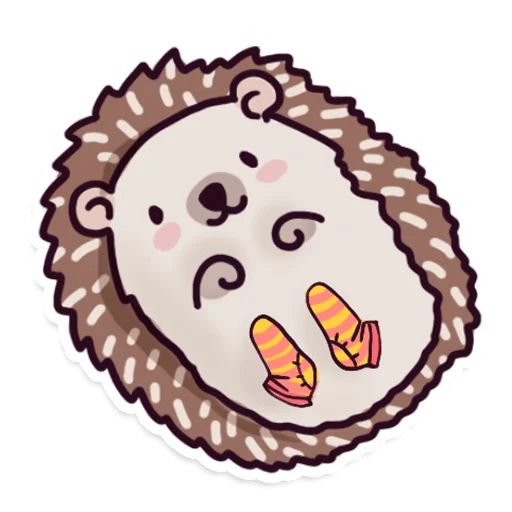 Sticker «Hedgehog-1»