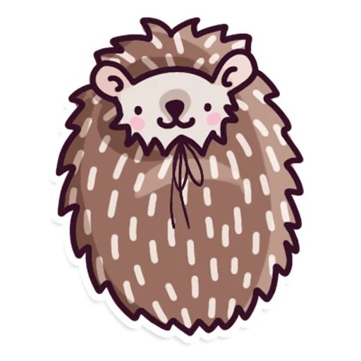 Sticker «Hedgehog-11»