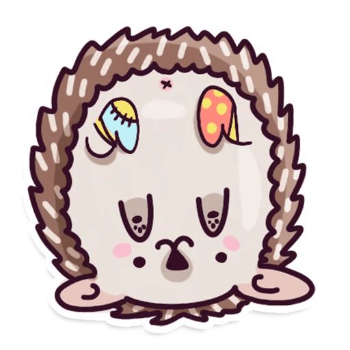 Sticker «Hedgehog-6»