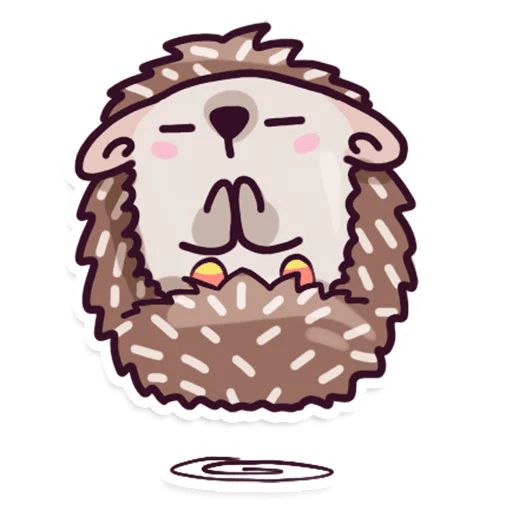 Sticker «Hedgehog-8»