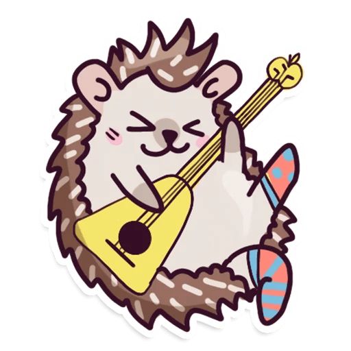 Sticker «Hedgehog-9»