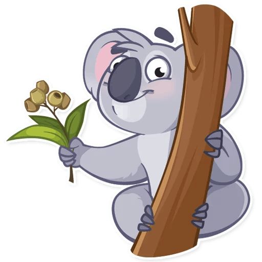 Sticker «Koala Chuck-7»