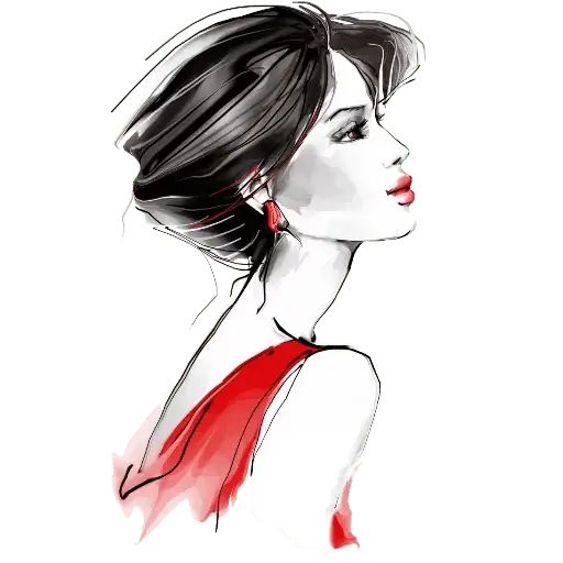 Sticker «Women art-10»