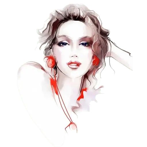 Sticker «Women art-4»