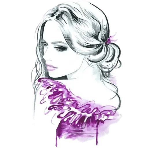 Sticker «Women art-5»