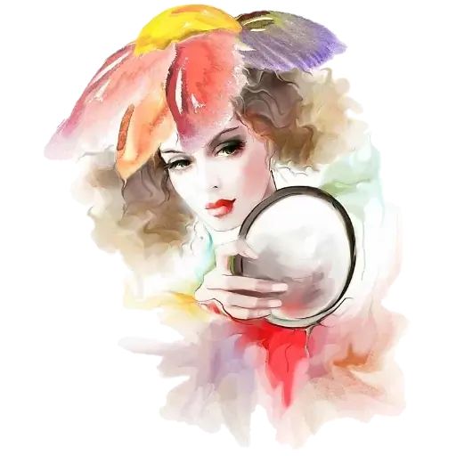 Sticker «Women art-8»