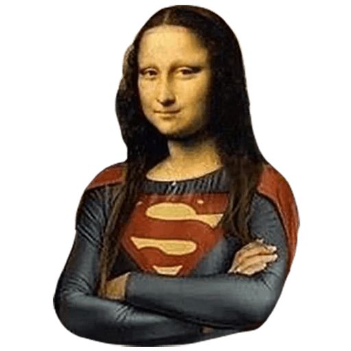 Sticker «Mona Lisa-1»