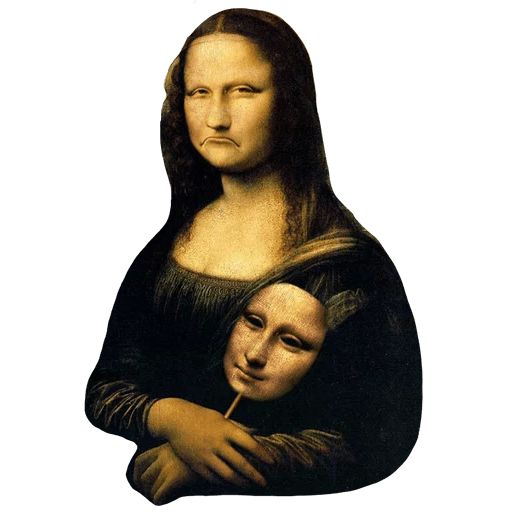 Sticker «Mona Lisa-11»