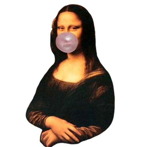 Sticker «Mona Lisa-3»