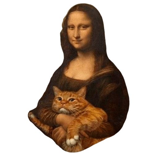 Sticker «Mona Lisa-4»