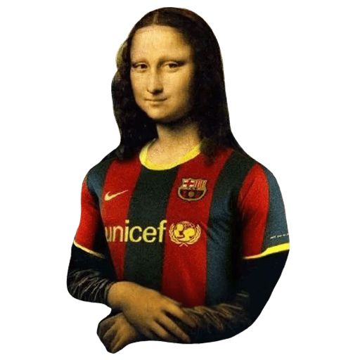 Sticker «Mona Lisa-5»