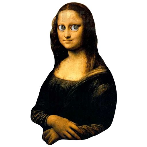 Sticker «Mona Lisa-6»
