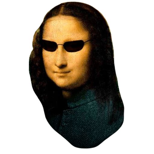 Sticker «Mona Lisa-7»