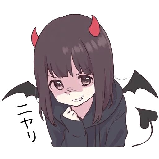 Sticker «Cute Anime Girl-5»