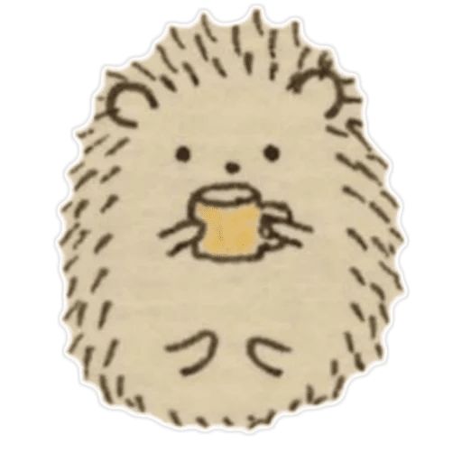 Sticker «Hedgehog Amulet-5»