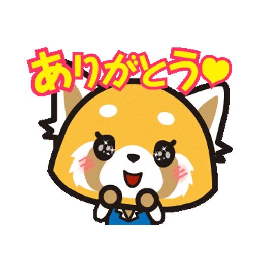 Sticker «Aggretsuko-3»