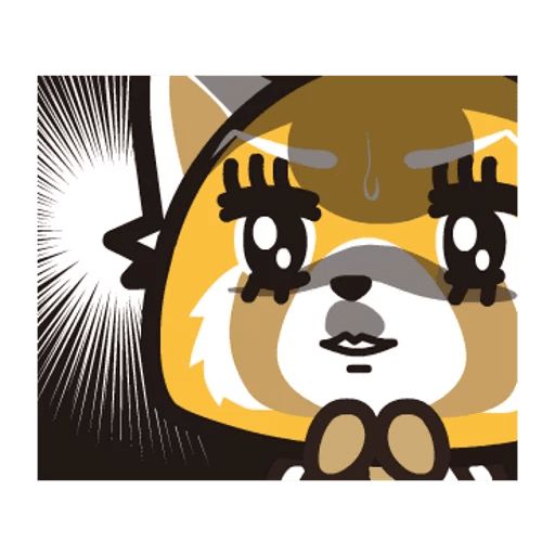 Sticker «Aggretsuko-4»