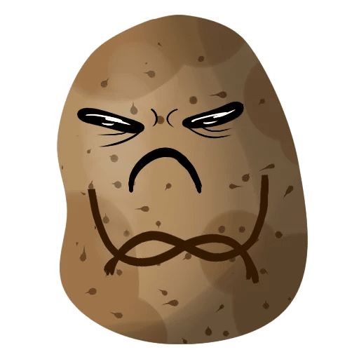 Sticker «Potato-8»