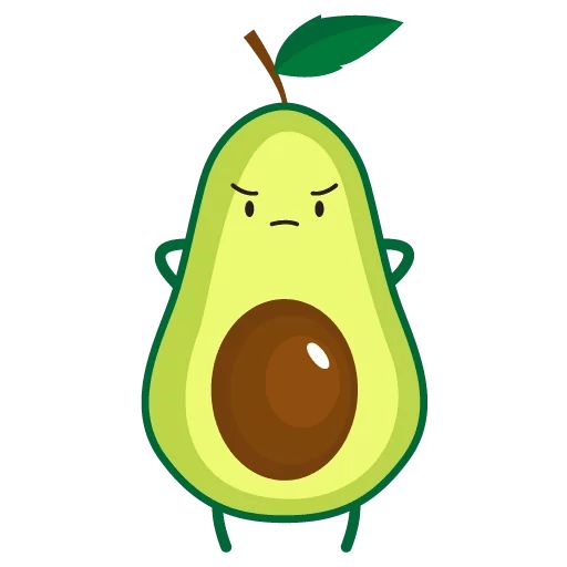 Sticker «avocado-3»