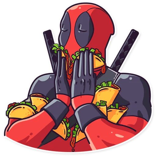 Sticker «Deadpool-8»
