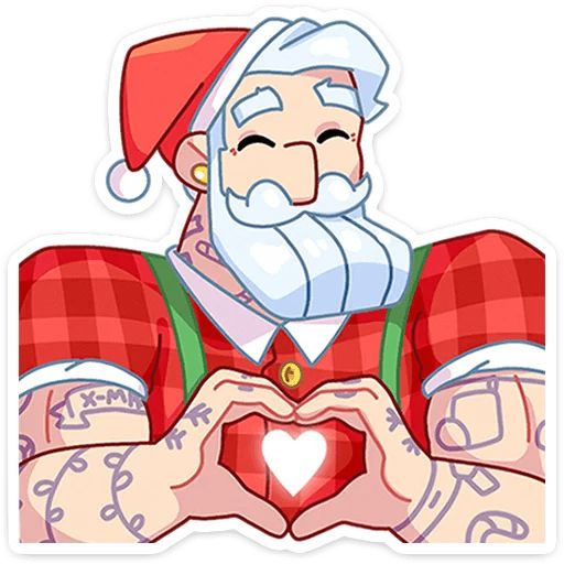Sticker «Santa-11»