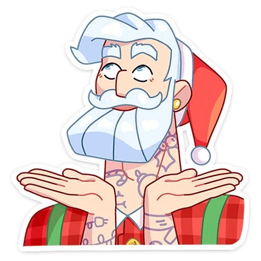 Sticker «Santa-2»