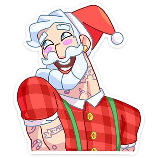 Sticker «Santa-4»