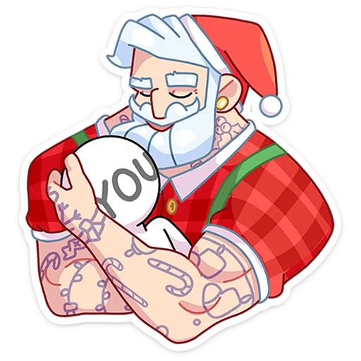 Sticker «Santa-9»
