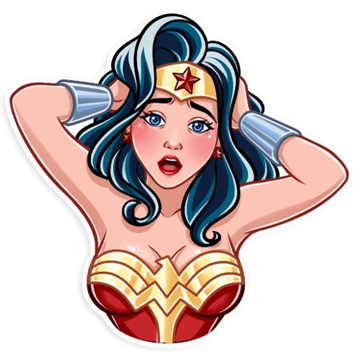 Sticker «Wonder Woman-4»