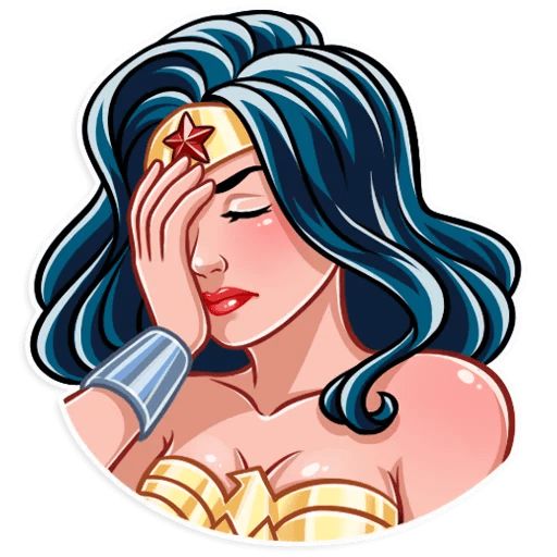 Sticker «Wonder Woman-7»