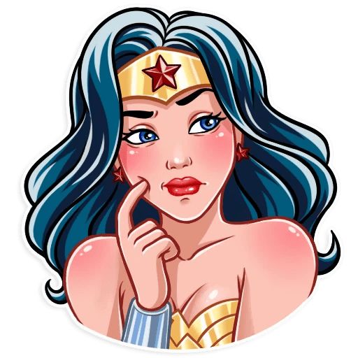 Sticker «Wonder Woman-8»