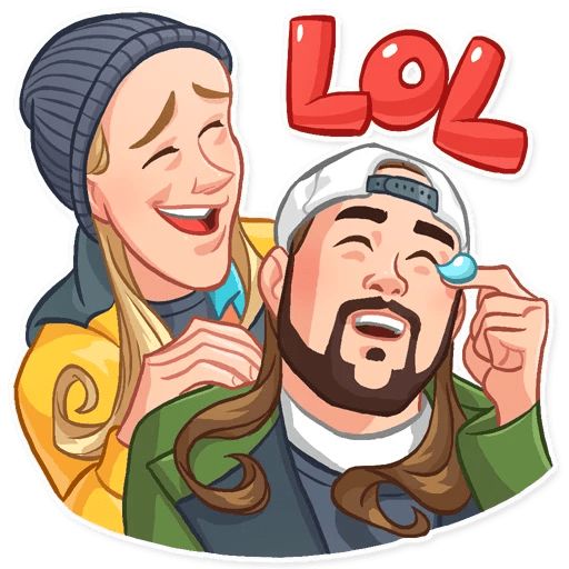 Sticker «Jay and Silent Bob-1»