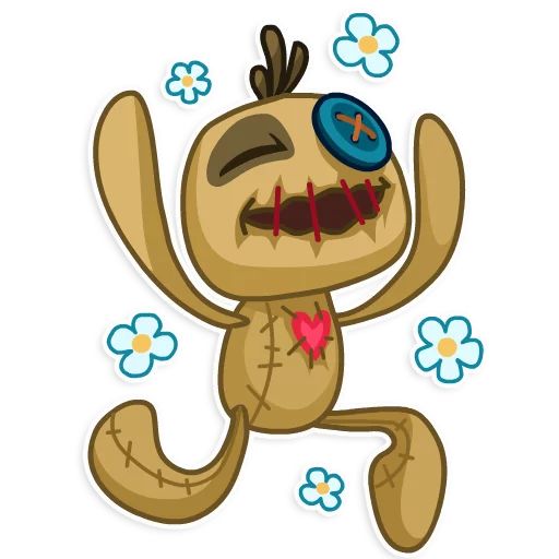 Sticker «Voodoo Doll Chumbo-12»