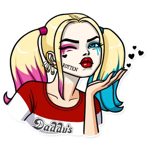 Sticker «Harley Quinn-2»