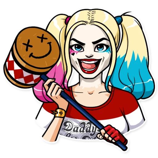 Sticker «Harley Quinn-4»