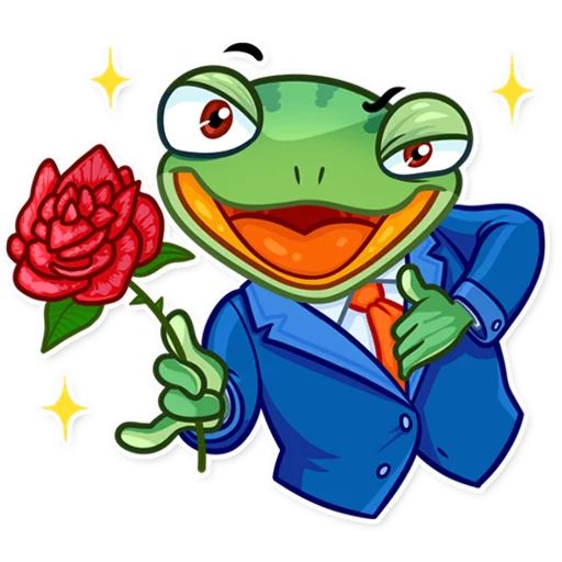 Sticker «Banker Frog-12»