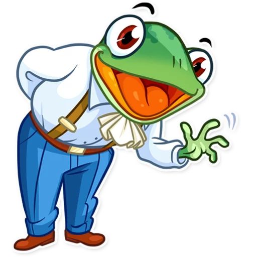 Sticker «Banker Frog-5»