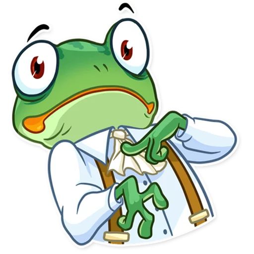 Sticker «Banker Frog-9»