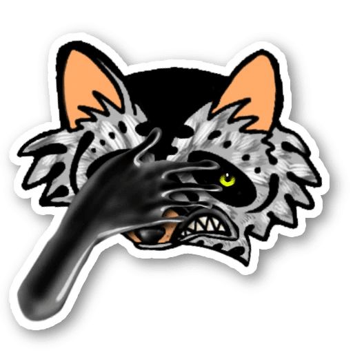 Sticker «Raccoon-11»