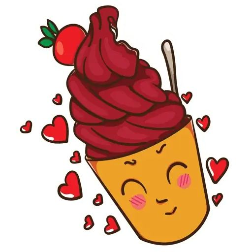 Sticker «Ice-cream Valentin-5»