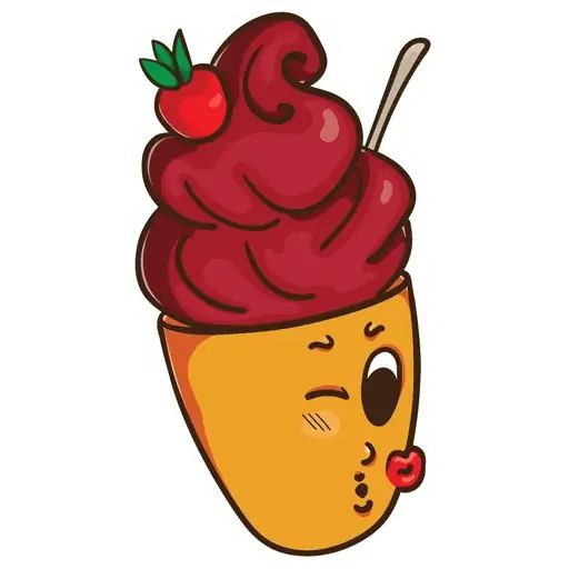 Sticker «Ice-cream Valentin-6»