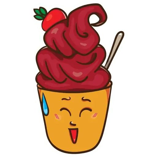 Sticker «Ice-cream Valentin-7»