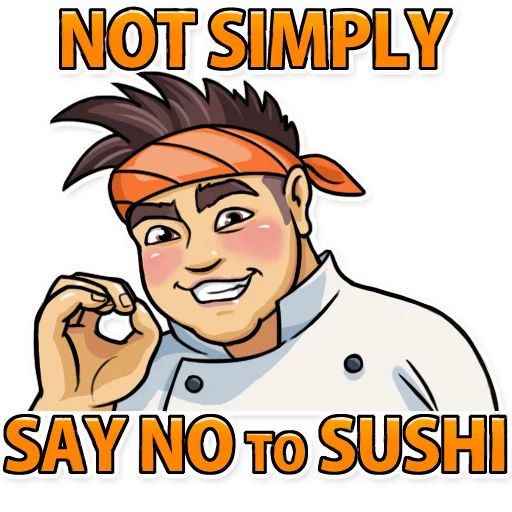 Sticker «Sushi Chief-11»