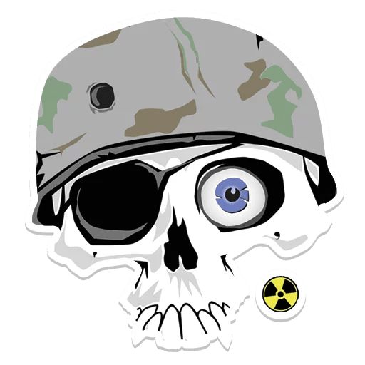 Sticker «Skull-1»