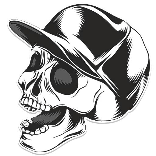 Sticker «Skull-2»