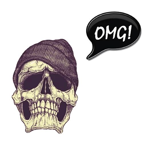 Sticker «Skull-5»