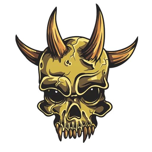 Sticker «Skull-7»
