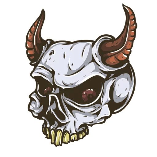 Sticker «Skull-8»