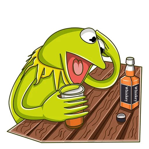 Pack de stickers para Telegram «Kermit The Frog»